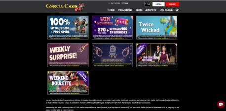 Conquer Casino Online – the Review Page